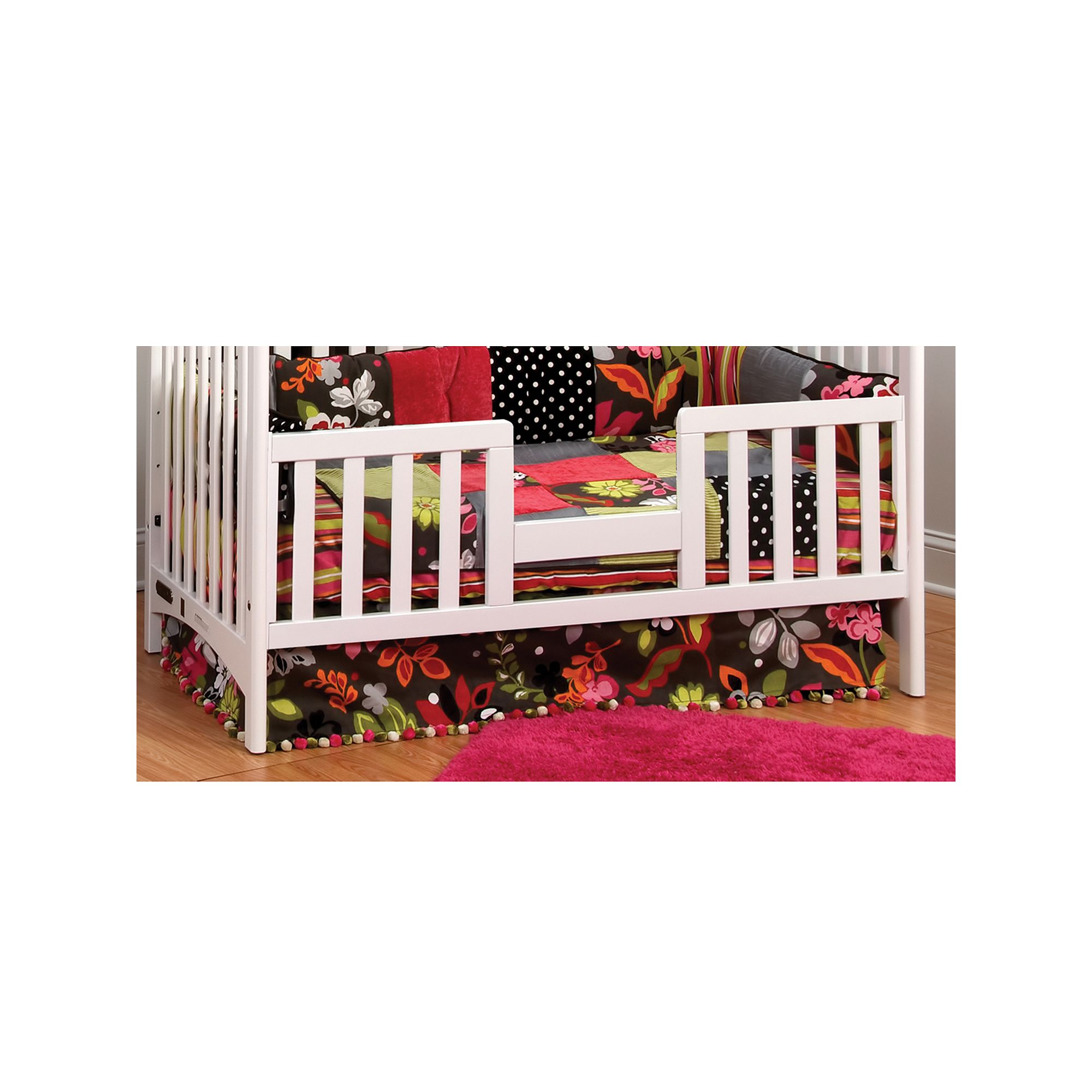 Child Craft Toddler Guard Rail, Matte White