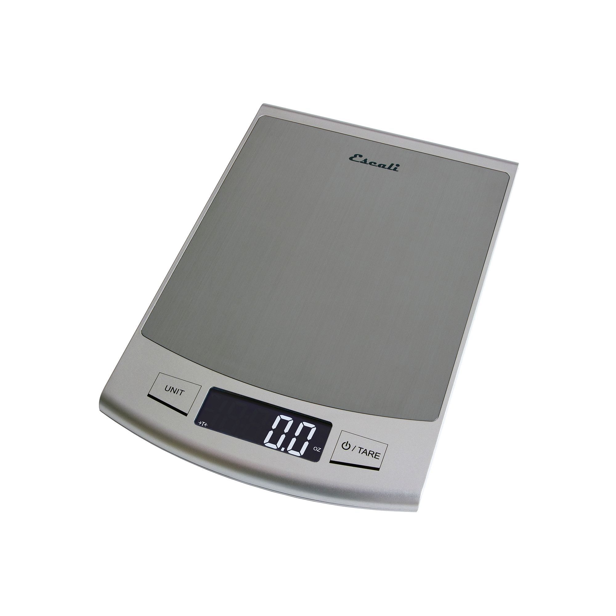 Escali Passo Large Capacity Digital Kitchen Scale, Silver