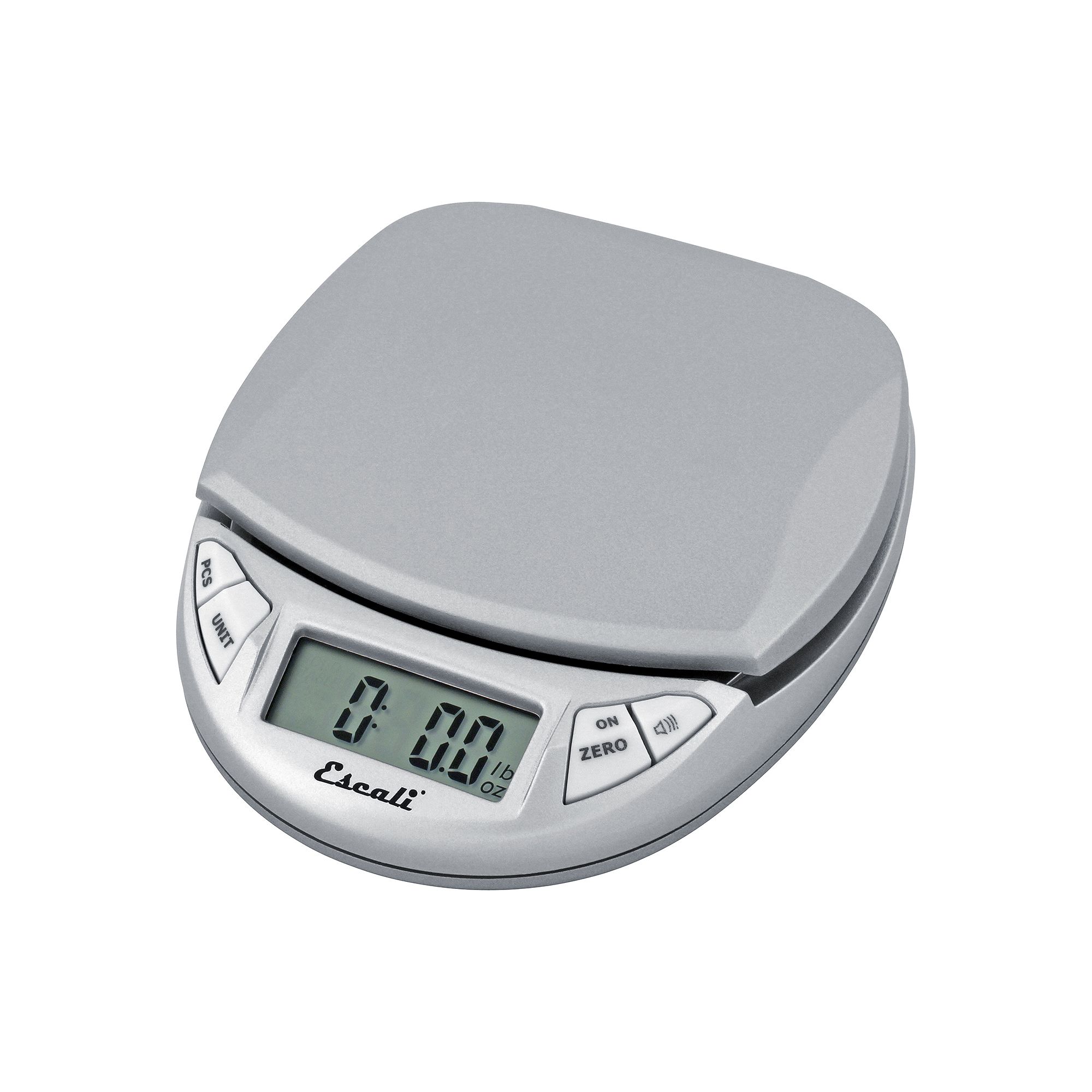 Escali Pico Mini Digital Kitchen Scale, Silver
