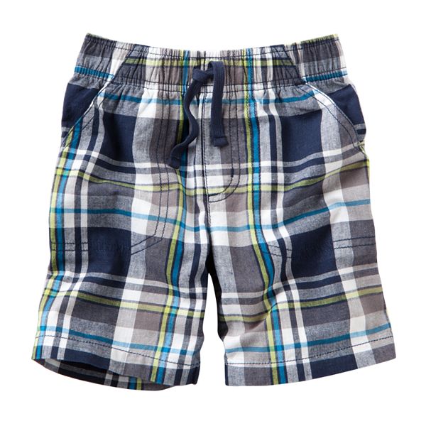 Jumping Beans® Plaid Woven Shorts - Toddler