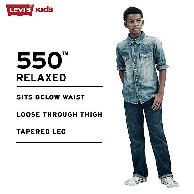 Boys 8 20 Levi s 550 Relaxed Fit Jeans