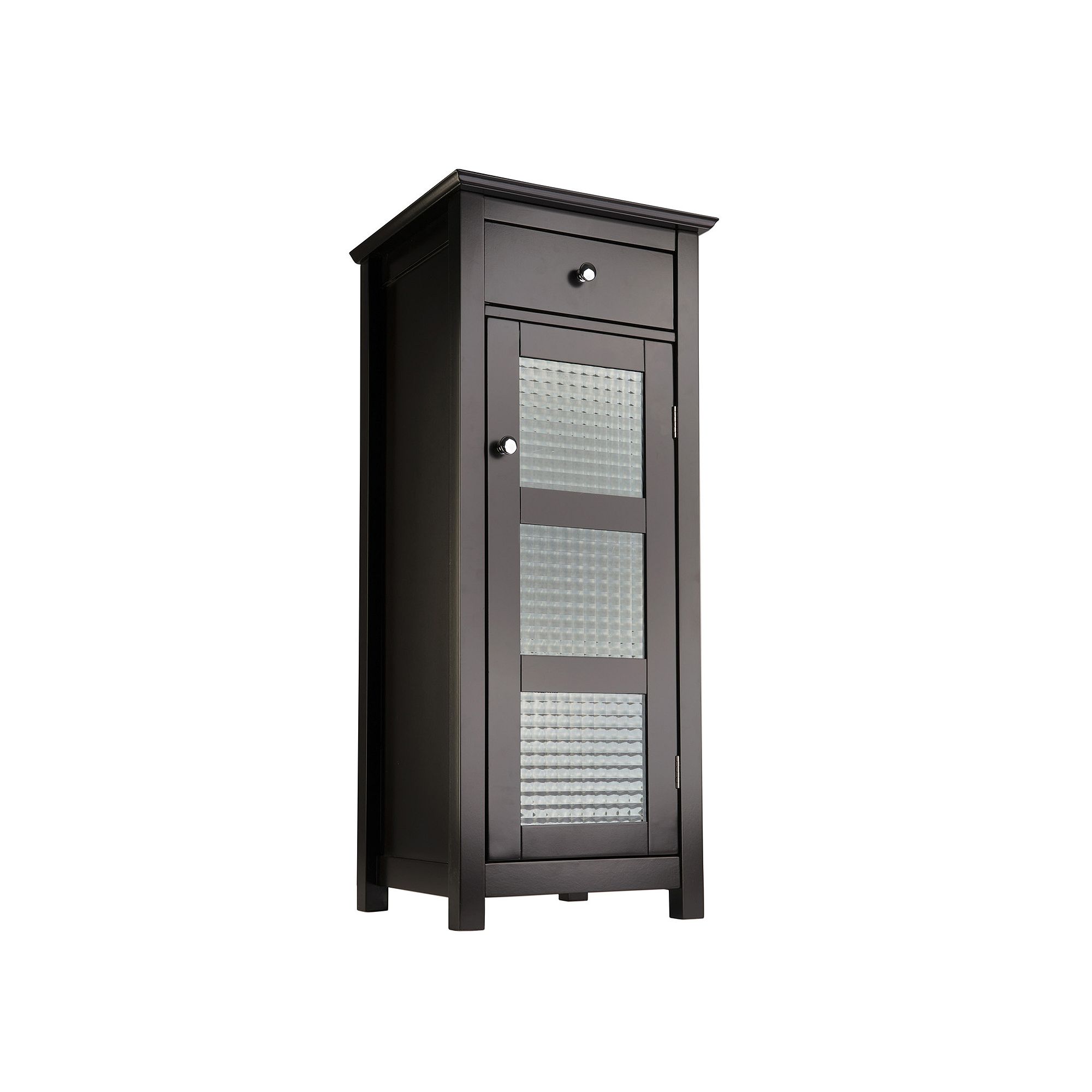 Elegant Home Fashions Chesterfield Floor Cabinet With Drawer, Multi