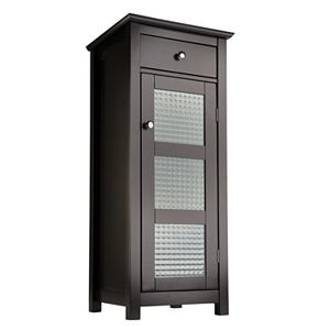Elegant Home Fashions Chesterfield Floor Cabinet With Drawer