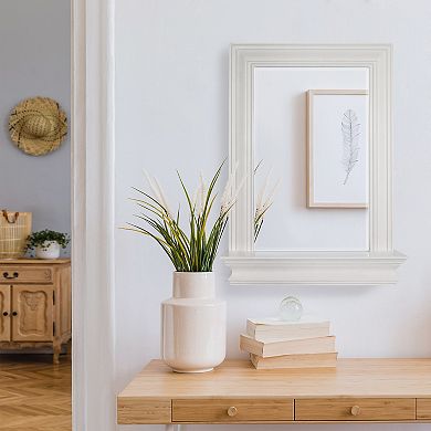 Teamson Home Stratford Shelf and Framed Wall Mirror