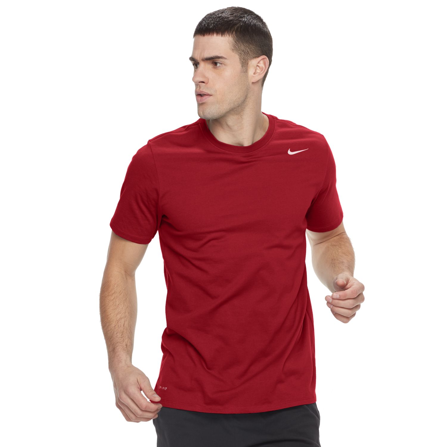 nike athletic cut dri fit tee