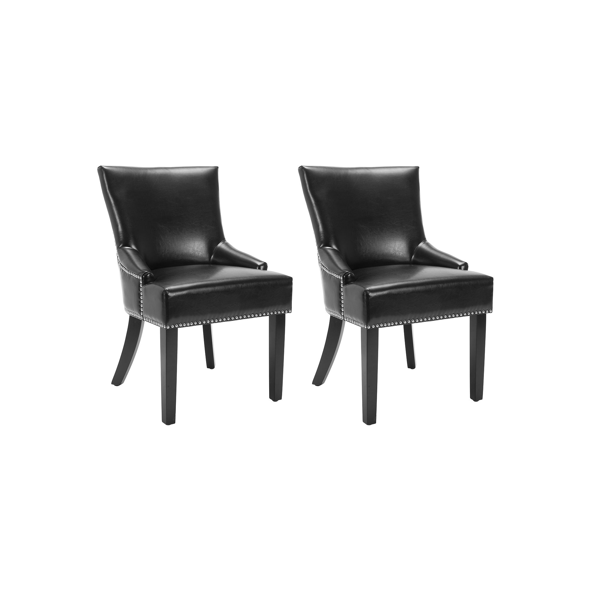 Safavieh 2-pc. Lotus Side Chair Set, Black