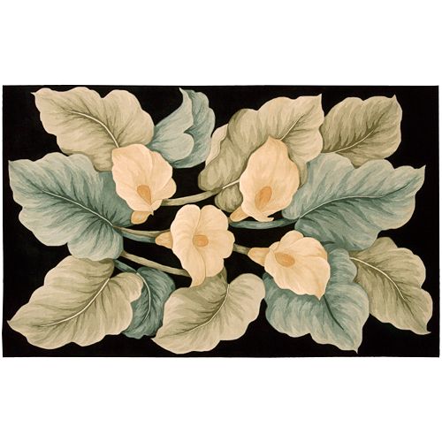 Nourison Tropics Floral Wool Rug - 8' x 11'