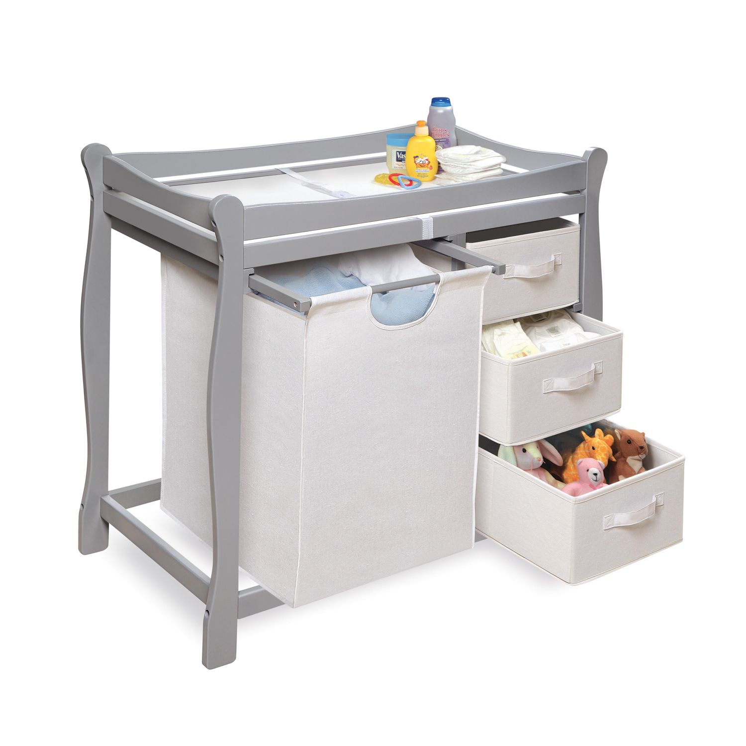 badger corner changing table