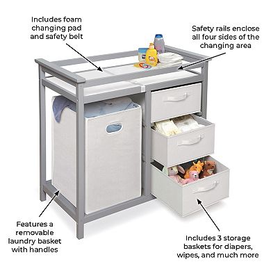 Badger Basket Modern Changing Table