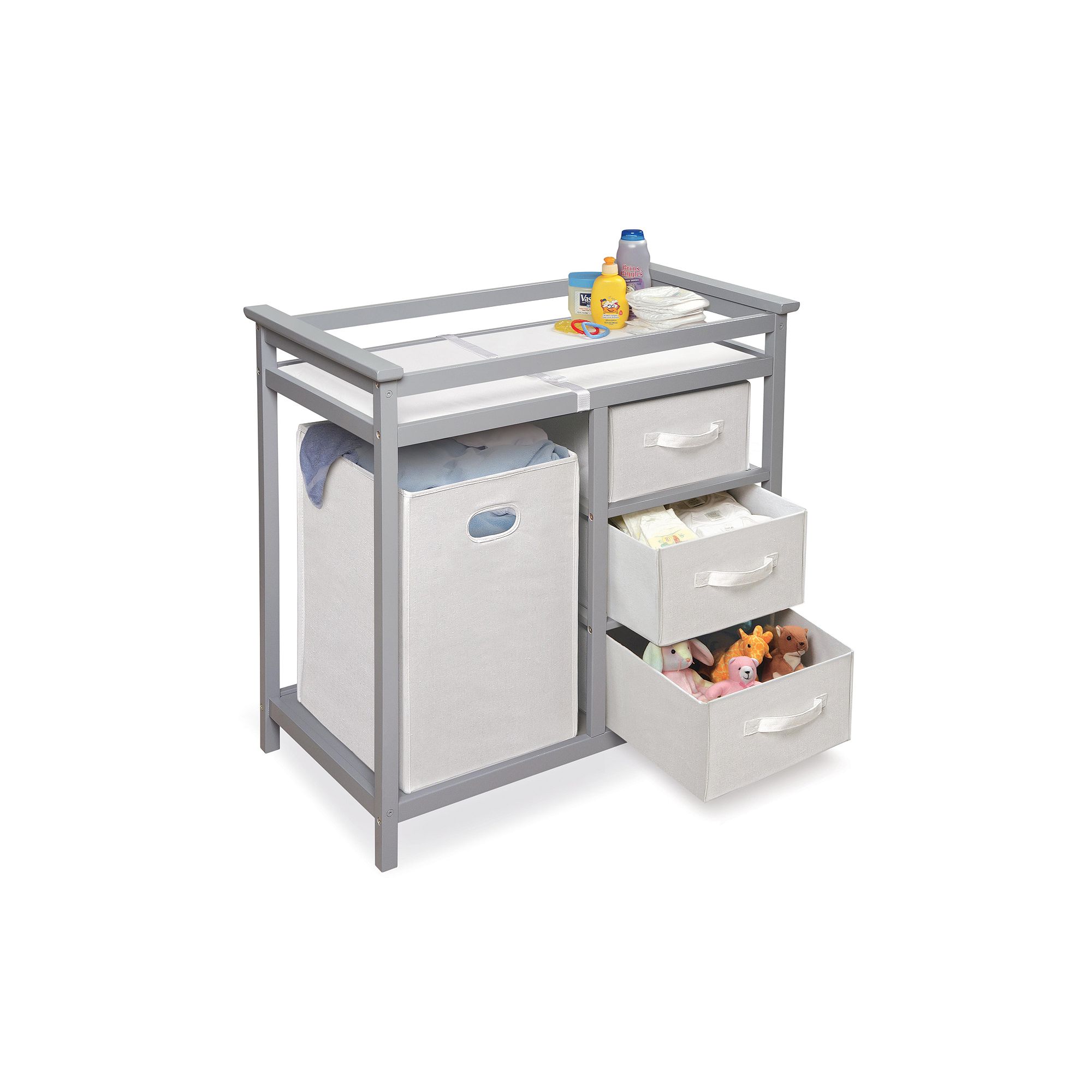 Badger Basket Modern Changing Table, Gray