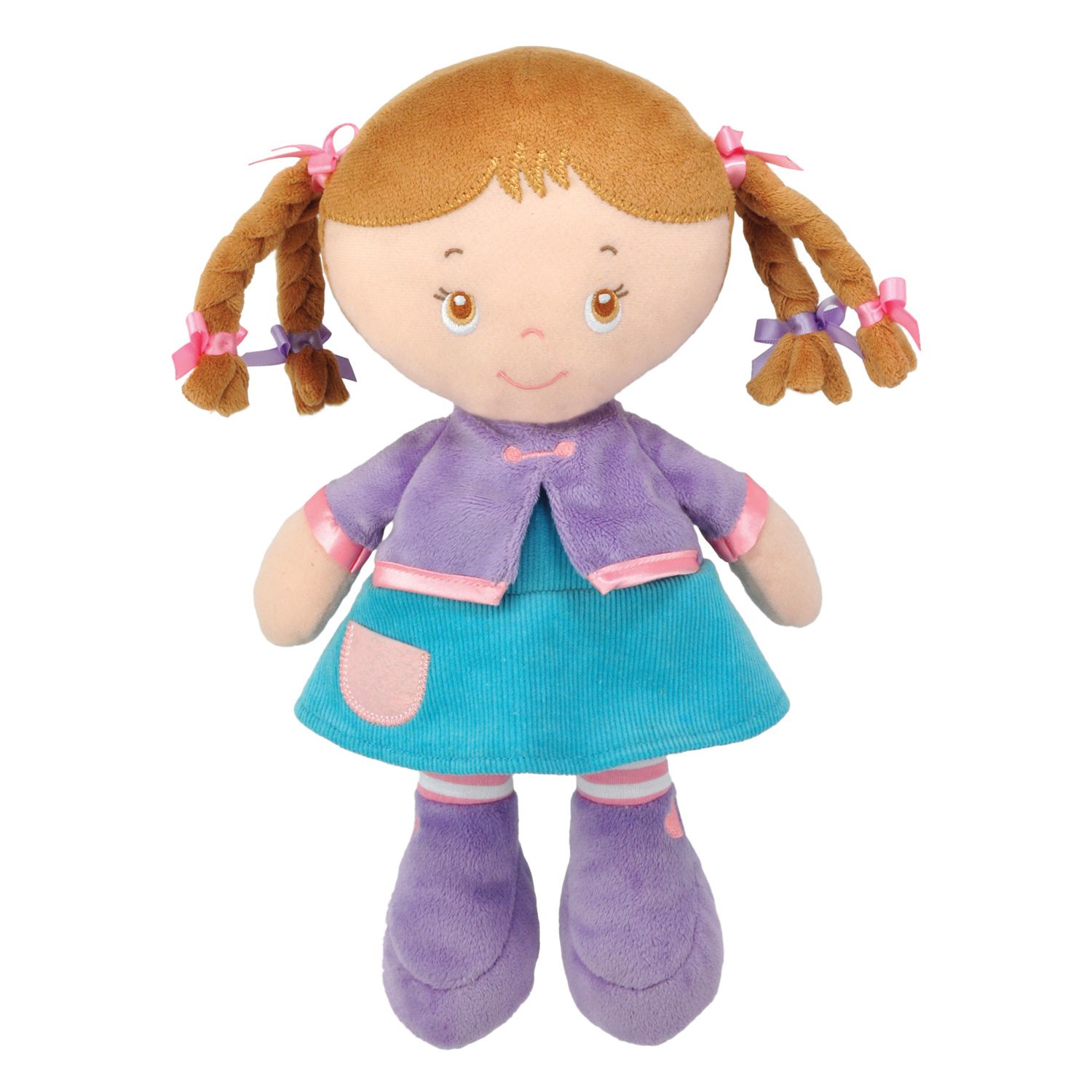 stuffed girl doll