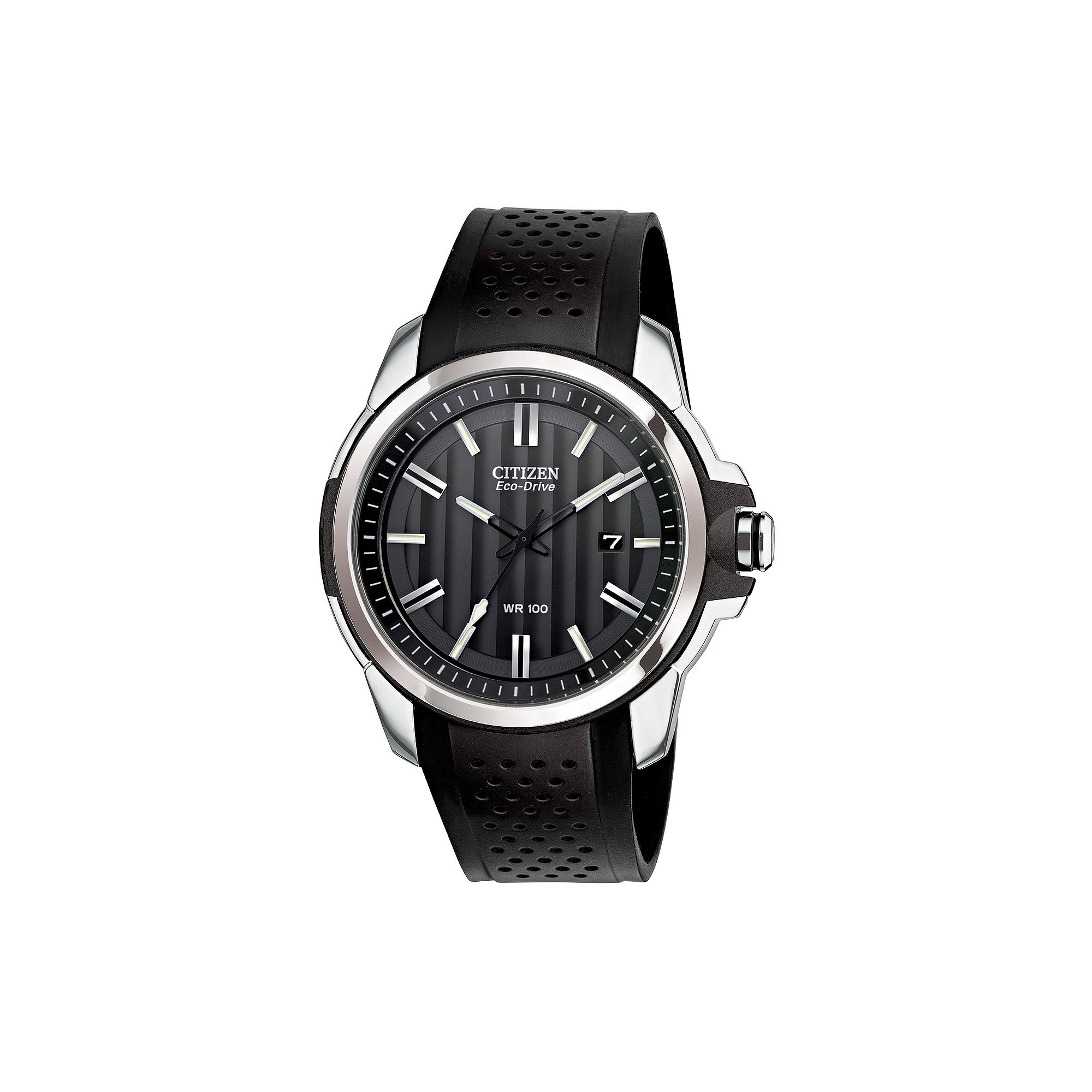 Drive from Citizen Eco-Drive Mens Watch - AW1150-07E, Size: Large, Black