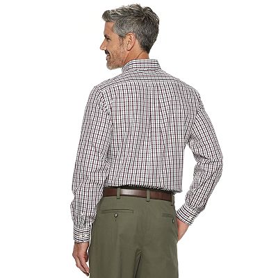 Men s Croft Barrow Classic Fit Easy Care Button Down Collar Dress Shirt