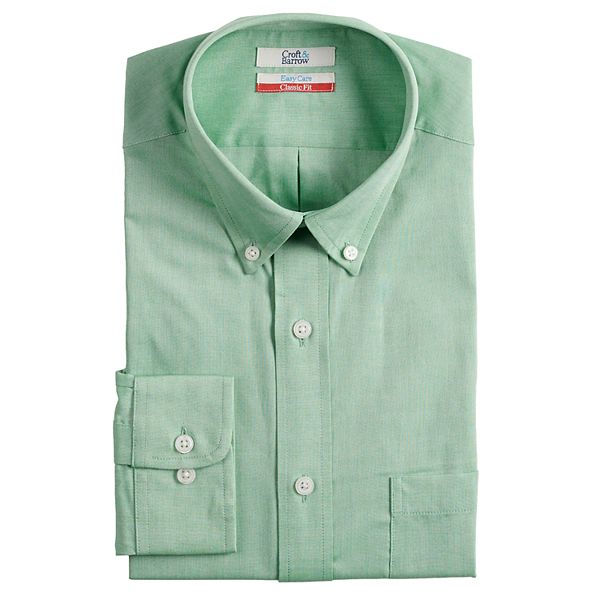 Men s Croft Barrow Classic Fit Easy Care Button Down Collar