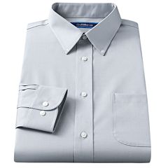Men's Croft & Barrow Classic-Fit Solid Broadcloth Button-Down Collar Dress Shirt