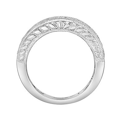 14k White Gold 1/2 Carat T.W. IGL Certified Diamond Wedding Ring