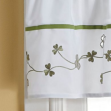 CHF Clover Tailored Window Valance - 58'' x 14''