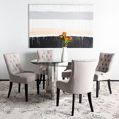 Safavieh 2-piece Abby Tufted Side Chair Set