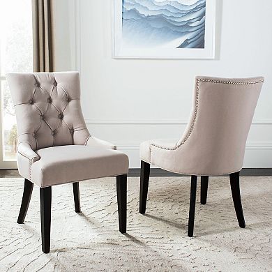 Safavieh 2-piece Abby Tufted Side Chair Set