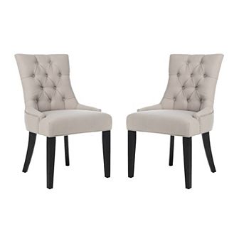 Safavieh 2 pc Abby Tufted Side Chair Set