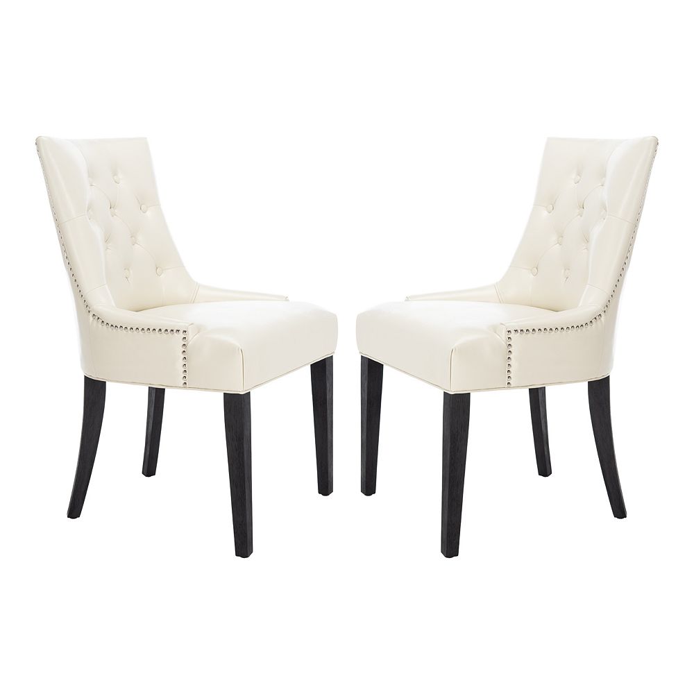 Safavieh 2-piece Abby Cream Side Chair Set