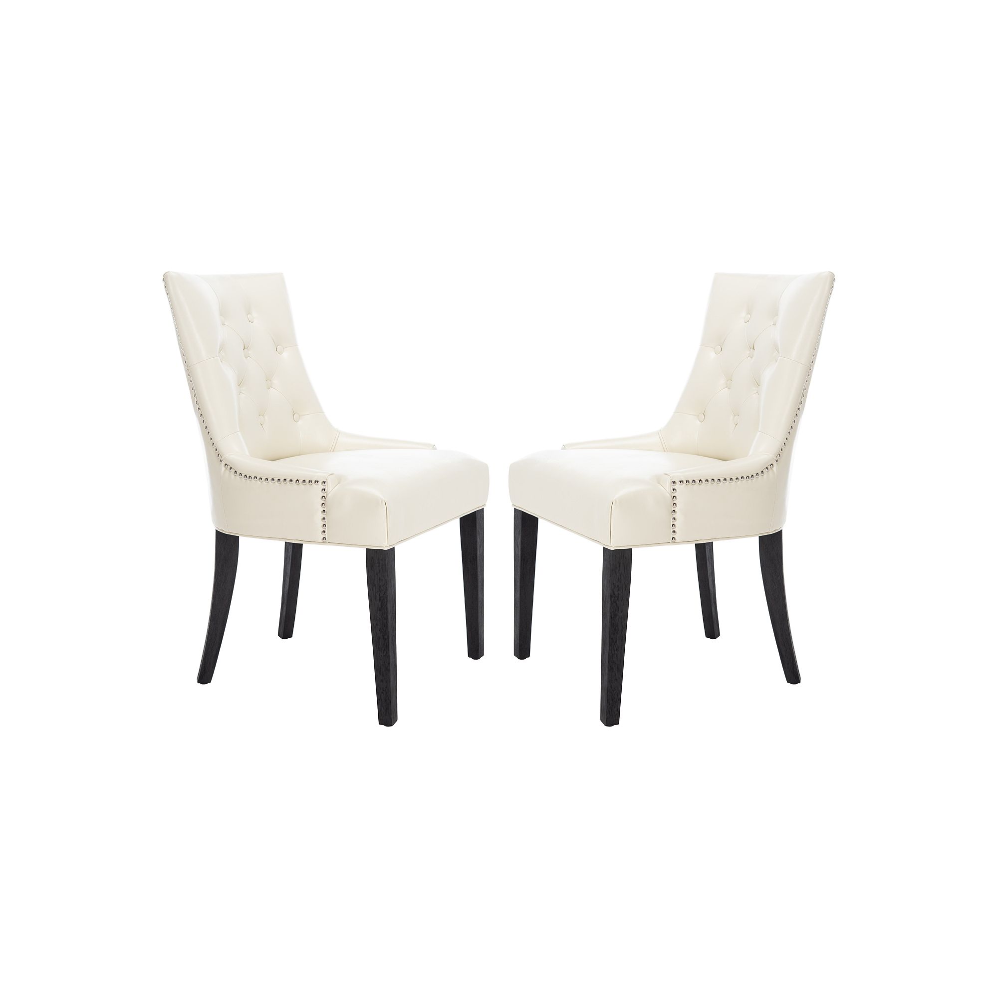 Safavieh 2-piece Abby Cream Side Chair Set, Ivory