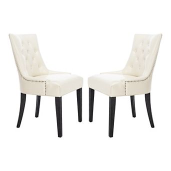 Safavieh 2 pc Abby Cream Side Chair Set