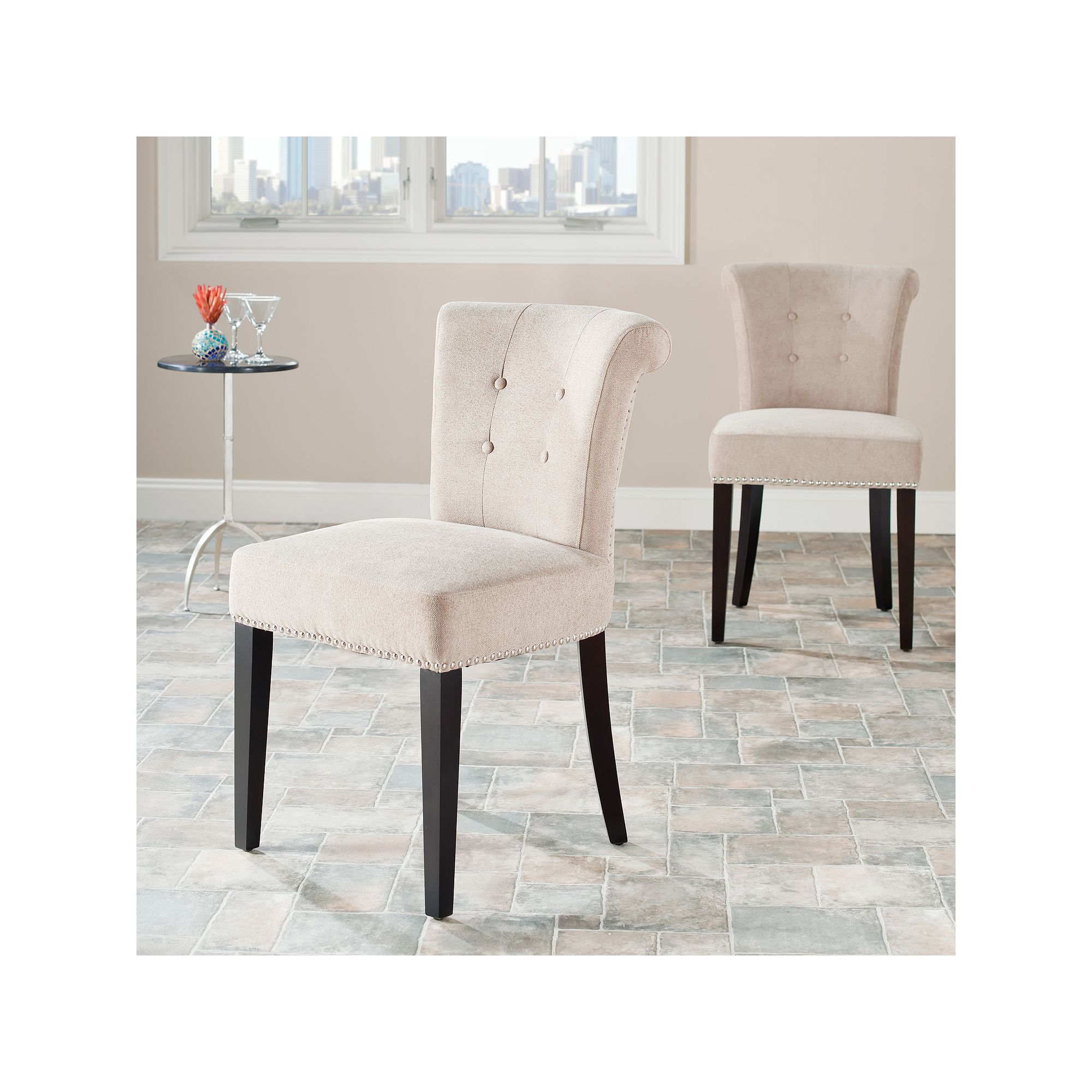 Safavieh 2-pc. Sinclaire Side Chair Set, Beige