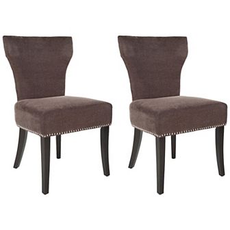 Safavieh 2 pc Jappic Brown Side Chair Set