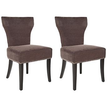 Safavieh 2 pc Jappic Brown Side Chair Set