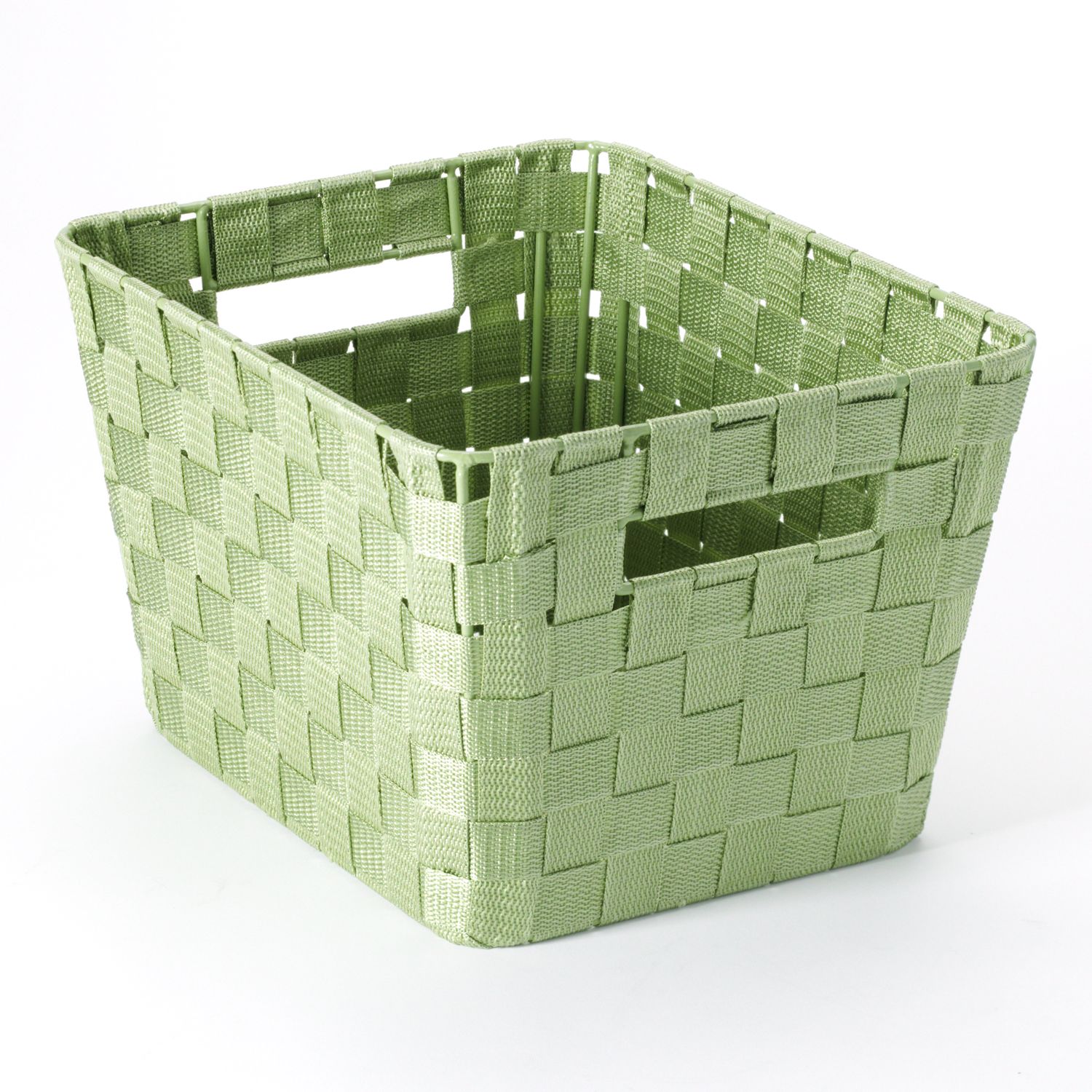 whitmor woven strap storage tote