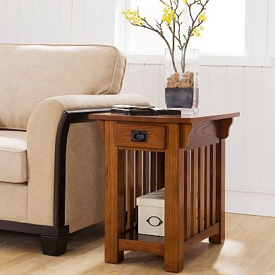 Leick Furniture Mission Sienna Chairside Table
