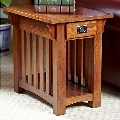 Leick Furniture Mission Sienna Chairside Table