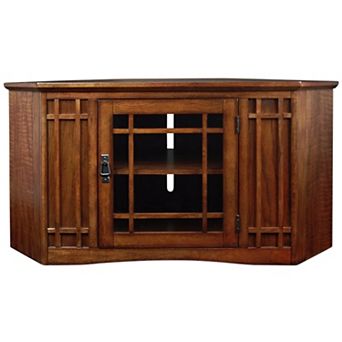 Leick Furniture 42 in Wide Mission Corner TV Stand