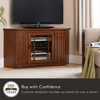 Leick Furniture Mission Corner TV Stand
