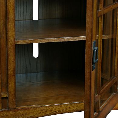 Leick Furniture Mission Corner TV Stand