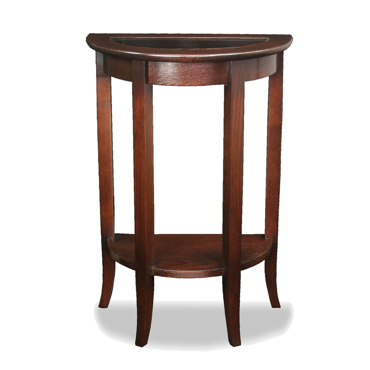Image for Leick Furniture Chocolate Bronze-Tone Demilune Stand at Kohl's.