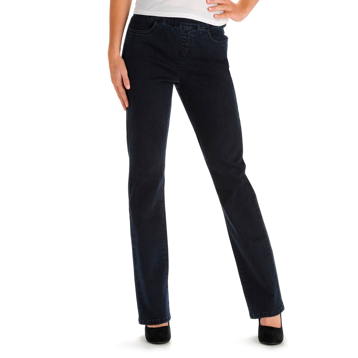 petite slim bootcut jeans