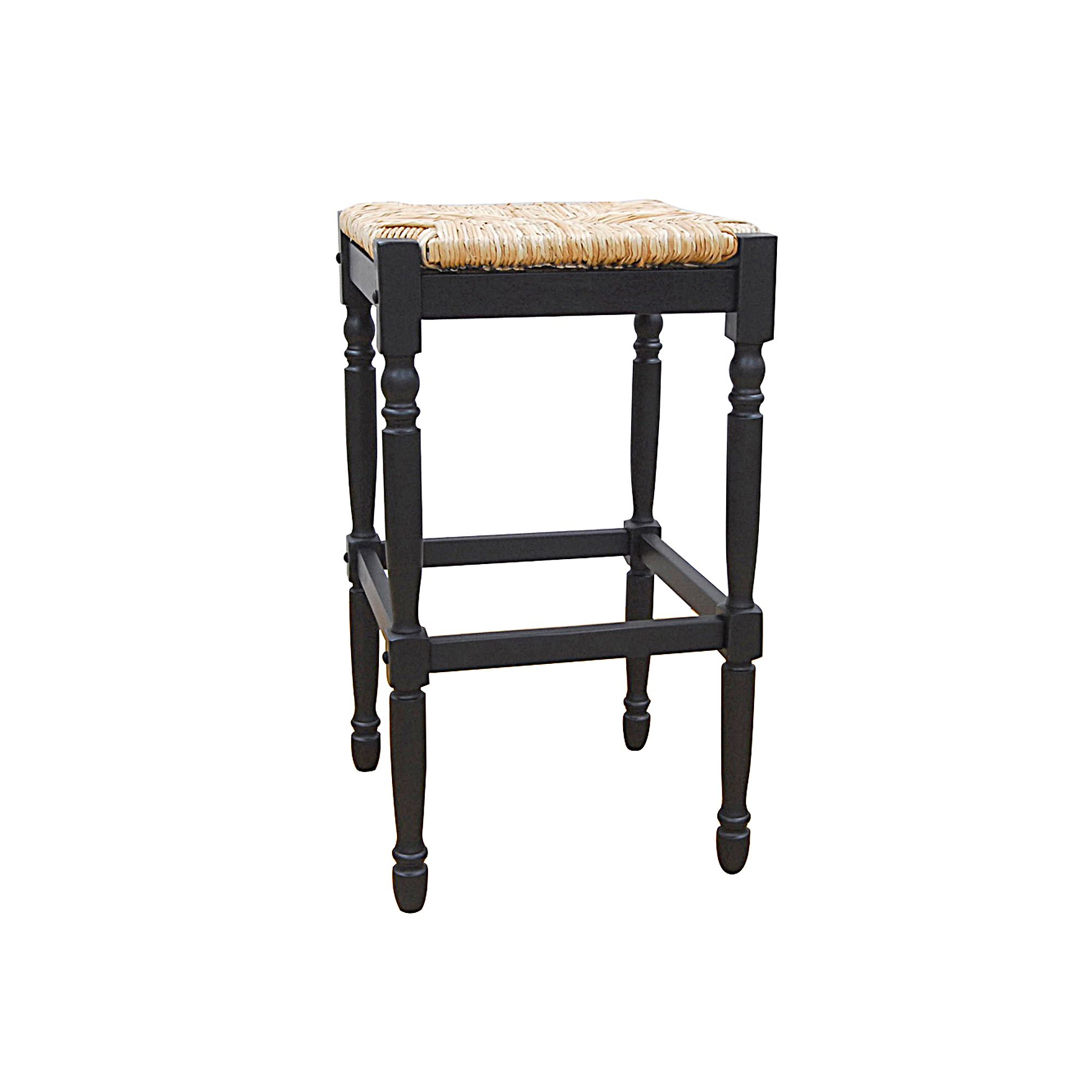Carolina Living Hawthorne Bar Stool, Black