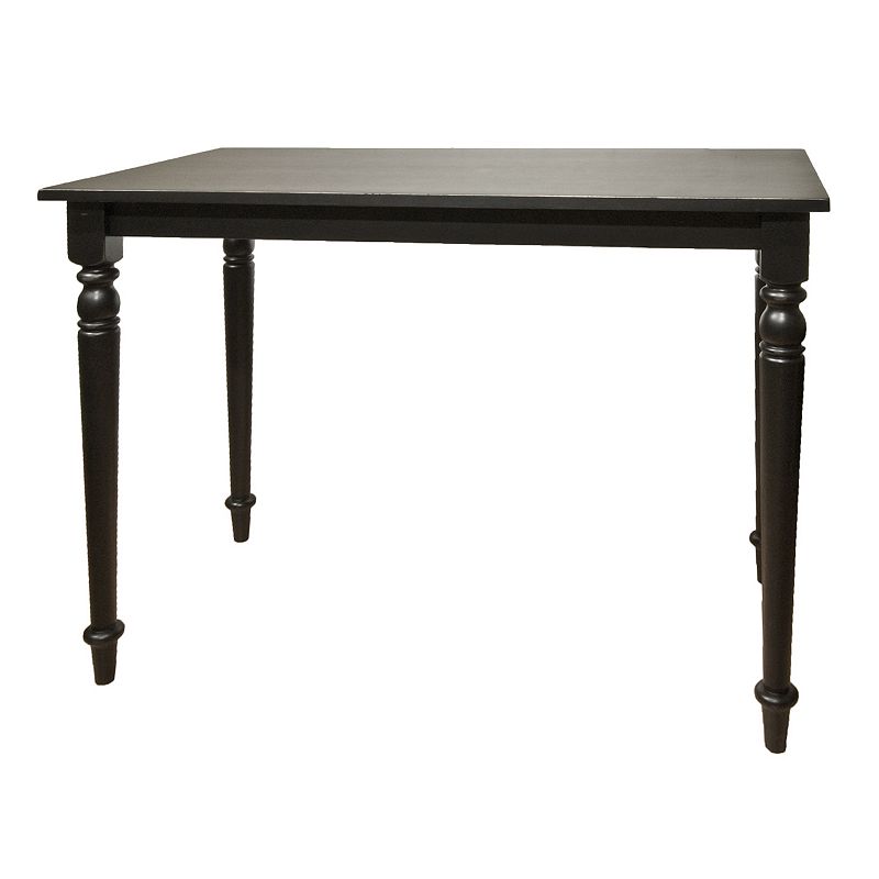 Carolina Cottage Hawthorne Bar Table, Black, Furniture