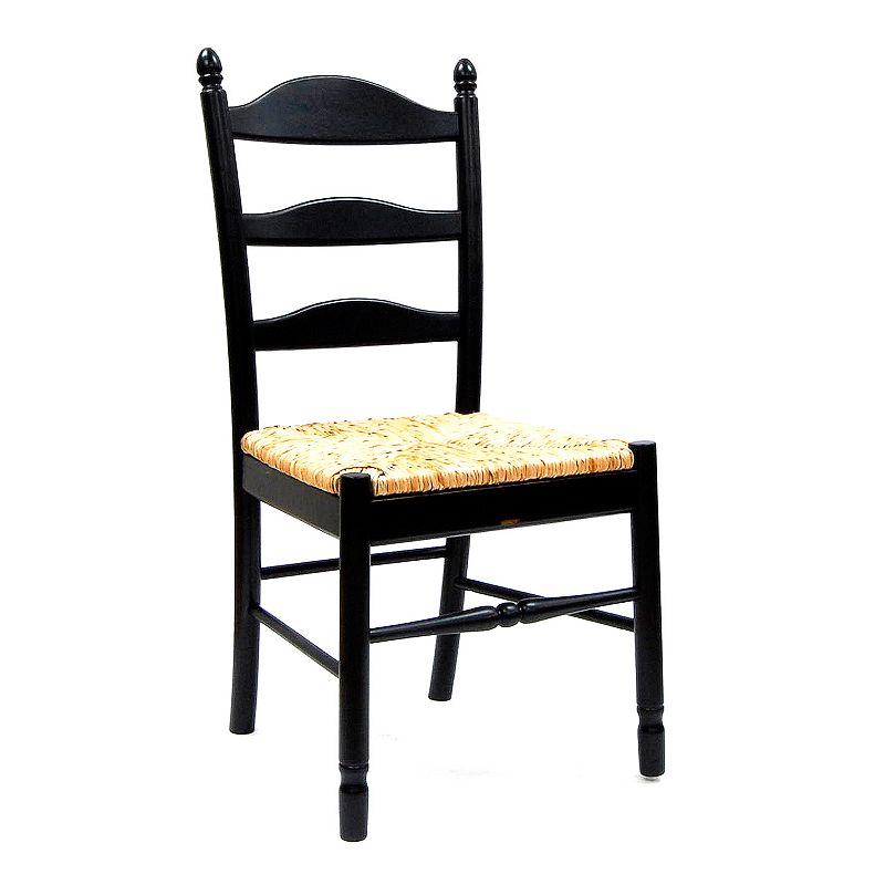 93219004 Carolina Cottage Vera Distressed Dining Chair, Bla sku 93219004