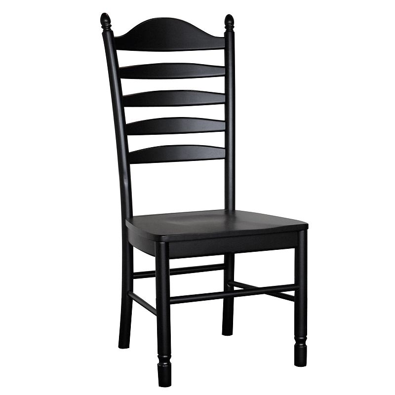 93219469 Carolina Cottage Whitman Dining Chair, Black, Furn sku 93219469