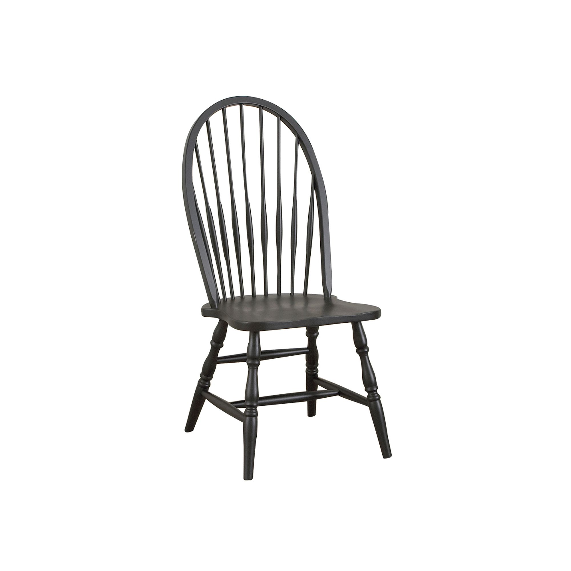 Carolina Living Windsor Dining Chair, Black