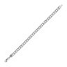 Sterling Silver Double Link Curb Chain Bracelet - 8-in.