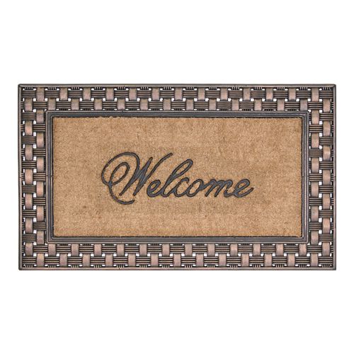 Koko Basket Weave Welcome Doormat