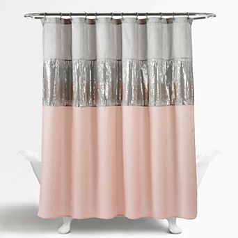 Lush Decor Night Sky Fabric Shower Curtain