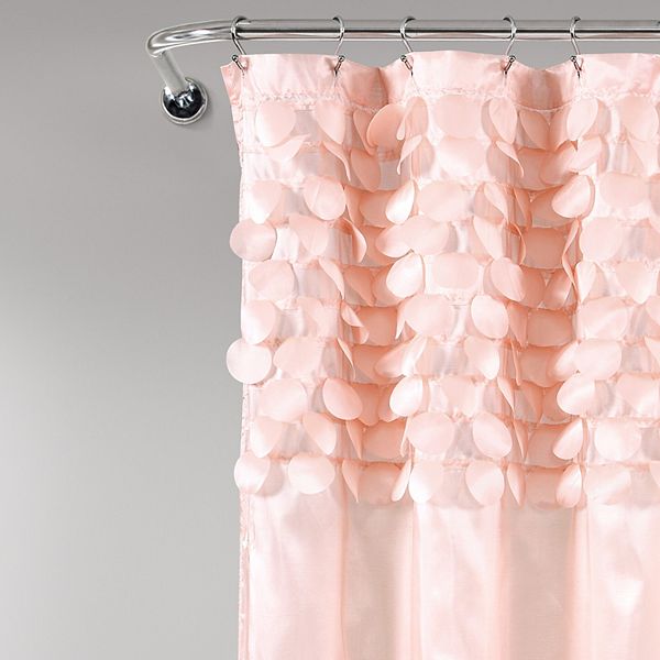 Lush Decor Lillian Fabric Shower Curtain