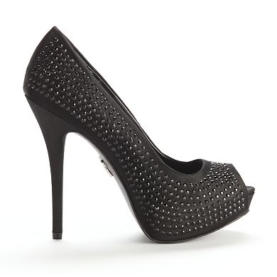 Jennifer Lopez Women's Peep-Toe Platform High Heels
