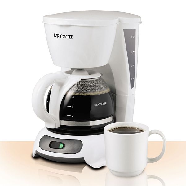 Mr. Coffee DR4-NP 4 Cup Coffee Maker - White for sale online