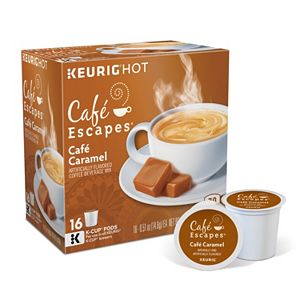 Keurig® K-Cup® Pod Cafe Escapes Cafe Caramel - 16-pk.